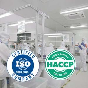 ISO-9001:2015 & HACCP certification
